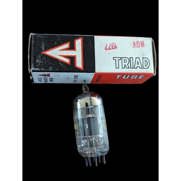 NOS Triad 6LM8  Radio TV Vacuum Tube Box 9 Pins Amp Vintage Electronic USA - Picture 1 of 5